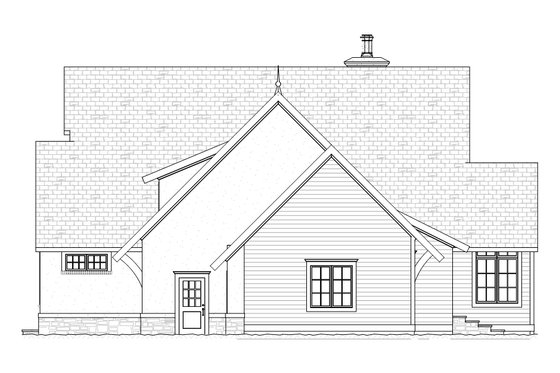Exterior - Other Elevation for European House Plan #901-108 - 4 bed, 3.5 bath