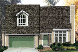 Cottage Exterior - Front Elevation Plan #3-161