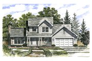 Traditional Style House Plan - 3 Beds 2.5 Baths 1792 Sq/Ft Plan #316-112 