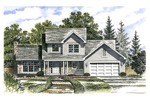 Traditional Exterior - Front Elevation Plan #316-112