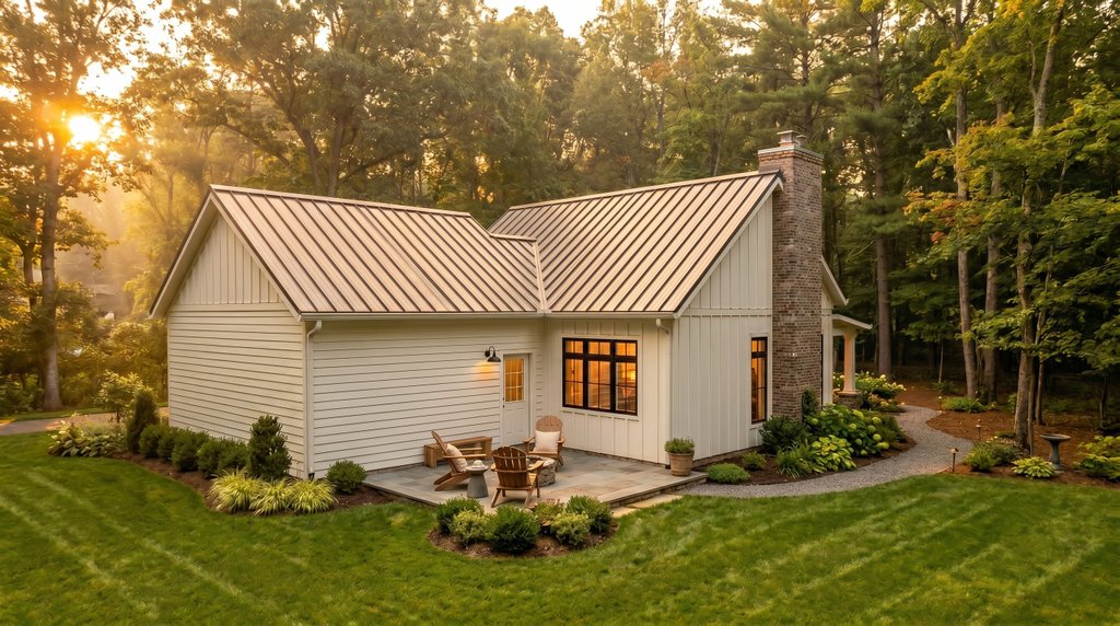 Exterior - Rear Elevation 1 for Country House Plan #1089-76 - 1 bed, 1 bath
