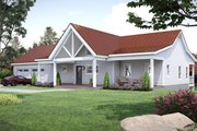 Southern Style House Plan - 2 Beds 2 Baths 1537 Sq/Ft Plan #932-945 