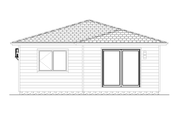 Contemporary Style House Plan - 3 Beds 2 Baths 1495 Sq/Ft Plan #126-279 