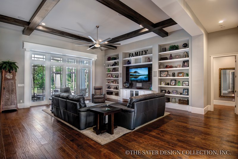 Home Plan - Interior - Family Room 1 for Bungalow House Plan #930-19 - 3 bed, 3.5 bath