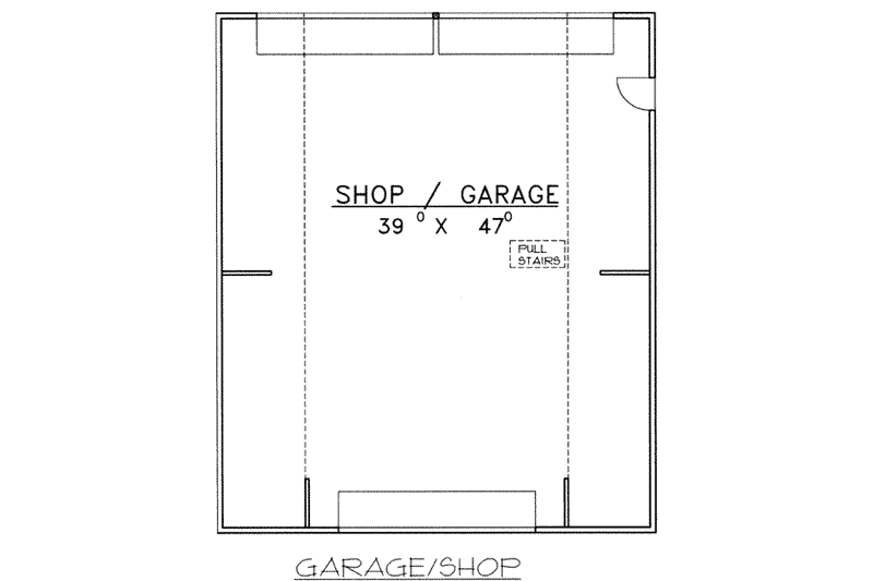 Dream House Plan - Floor Plan - Main Floor 1 for Traditional House Plan #117-367, 0 bath