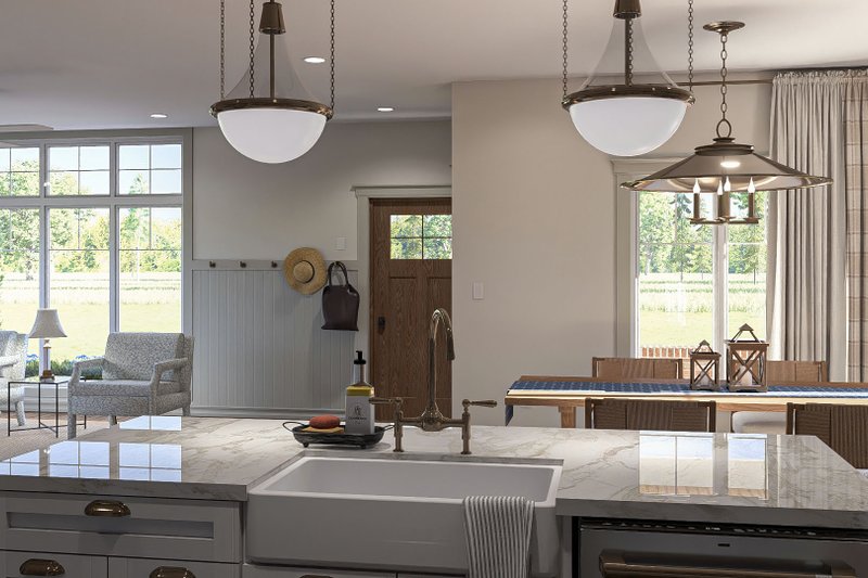 House Design - Interior - Kitchen 2 for Craftsman House Plan #455-339 - 3 bed, 2.5 bath