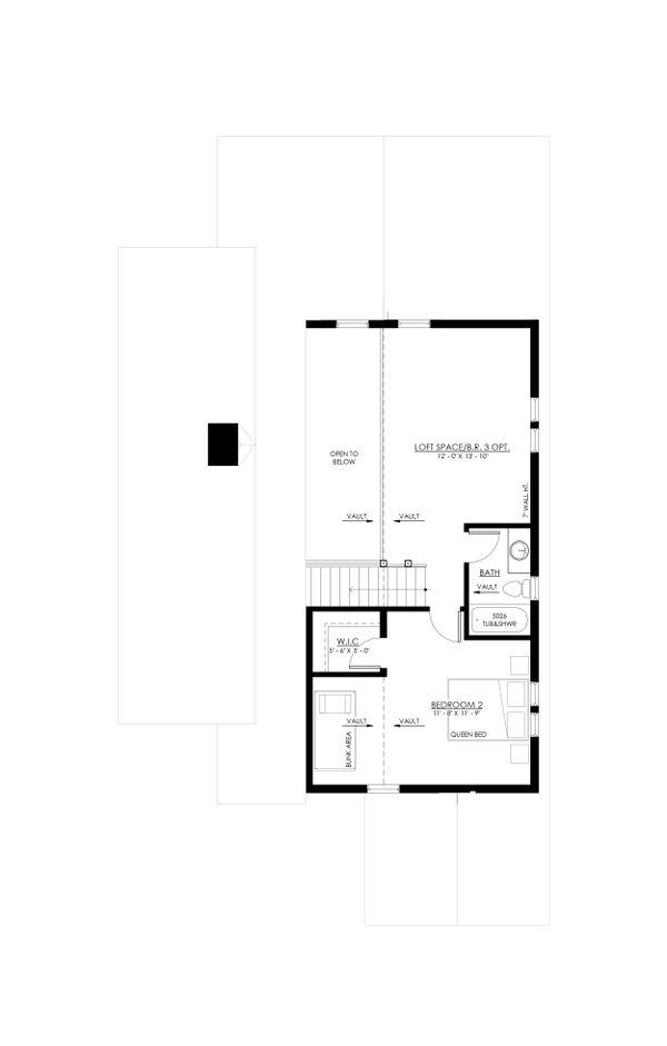 Dream House Plan - Cottage Floor Plan - Upper Floor Plan #1114-41