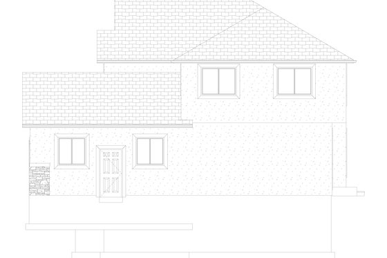 Exterior - Other Elevation 4 for Craftsman House Plan #1060-57 - 4 bed, 2.5 bath