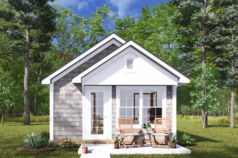 Architectural House Design - Exterior - Other Elevation for Cottage House Plan #513-2277 - 1 bed, 1 bath