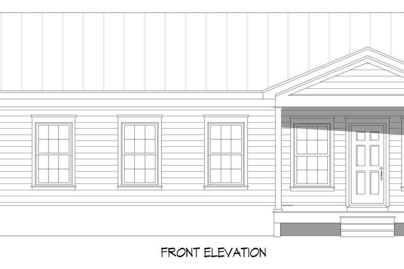 Dream House Plan - Exterior - Front Elevation 5 for Country House Plan #932-1418 - 3 bed, 2 bath