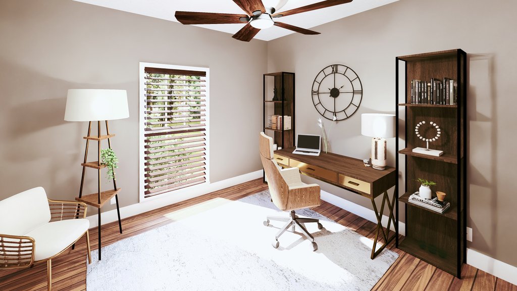 Interior - Bedroom for Craftsman House Plan #44-218 - 4 bed, 2 bath