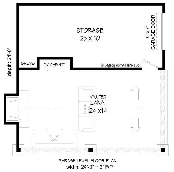 Traditional Floor Plan - Main Floor Plan #932-610