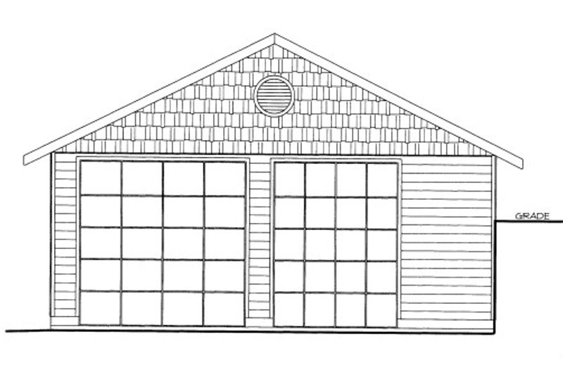 Architectural House Design - Traditional Exterior - Front Elevation Plan #117-754