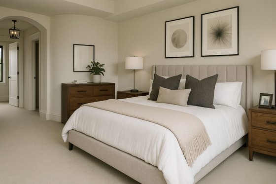 Interior - Master Bedroom for Craftsman House Plan #928-45 - 3 bed, 2.5 bath