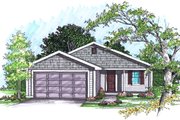 Ranch Style House Plan - 3 Beds 1 Baths 1139 Sq/Ft Plan #70-1017 