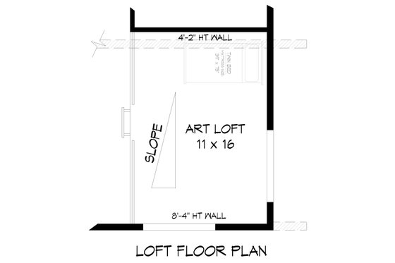 Floor Plan - Upper Floor 1 for Southern House Plan #932-822 - 3 bed, 2 bath