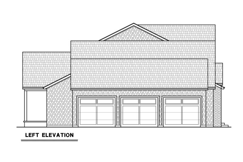 House Design - Exterior - Other Elevation for Farmhouse House Plan #1070-208 - 4 bed, 2.5 bath