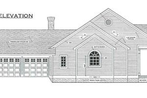 Exterior - Other Elevation for Southern House Plan #406-285 - 3 bed, 2.5 bath