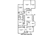 European Style House Plan - 4 Beds 3 Baths 3684 Sq/Ft Plan #81-1254 