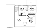 Barndominium Style House Plan - 2 Beds 1.5 Baths 1604 Sq/Ft Plan #455-266 