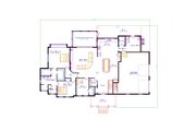 Traditional Style House Plan - 4 Beds 3.5 Baths 4050 Sq/Ft Plan #1115-3 