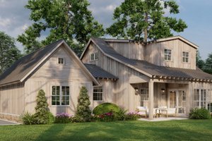 Exterior - Other Elevation 2 for Cabin House Plan #923-374 - 3 bed, 3.5 bath