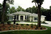 Mediterranean Style House Plan - 5 Beds 3.5 Baths 5282 Sq/Ft Plan #70-452 