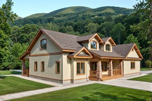 Traditional Exterior - Front Elevation Plan #117-429