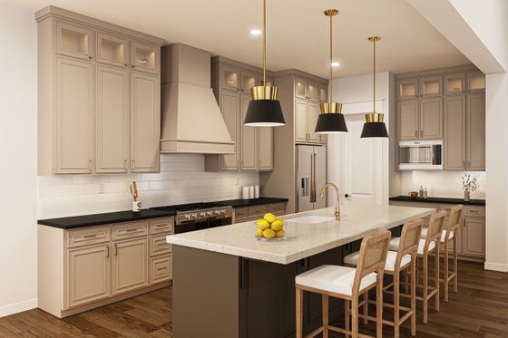 Interior - Kitchen for Farmhouse House Plan #430-390 - 4 bed, 3.5 bath