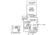 Craftsman Style House Plan - 5 Beds 4 Baths 3590 Sq/Ft Plan #458-12 