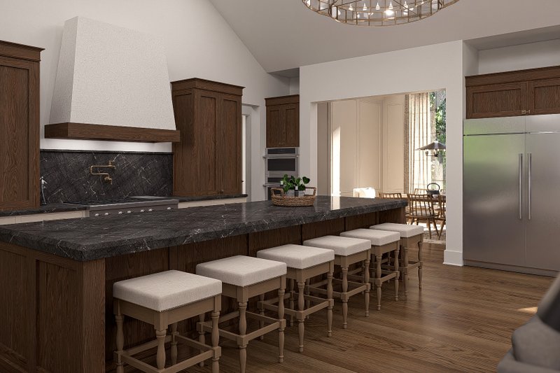 Home Plan - Interior - Kitchen 1 for Cottage House Plan #455-678 - 3 bed, 2.5 bath