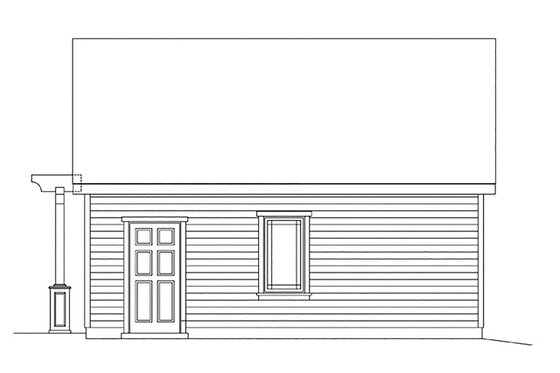 Exterior - Other Elevation for Country House Plan #22-601, 0 bath