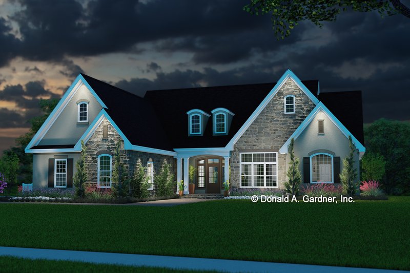Home Plan - Exterior - Front Elevation 3 for Traditional House Plan #929-503 - 4 bed, 3 bath