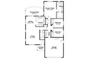 Traditional Style House Plan - 3 Beds 0 Baths 1532 Sq/Ft Plan #124-827 