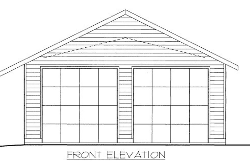 Traditional Style House Plan - 0 Beds 0 Baths 480 Sq/Ft Plan #117-658