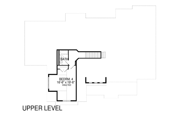 Craftsman Floor Plan - Upper Floor Plan #920-103