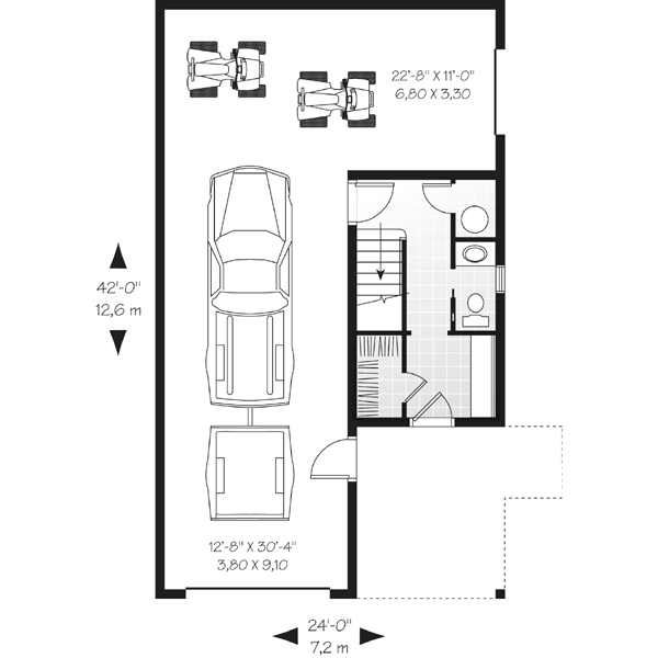 House Plan Design - Traditional Floor Plan - Main Floor Plan #23-442