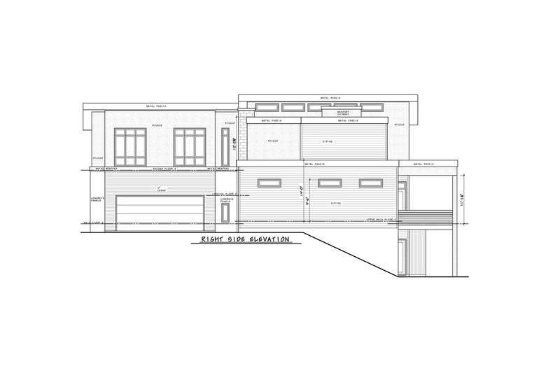 House Design - Exterior - Other Elevation 1 for Contemporary House Plan #20-2646 - 5 bed, 5.5 bath
