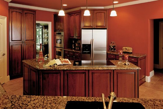 Interior - Kitchen for European House Plan #927-27 - 5 bed, 4.5 bath