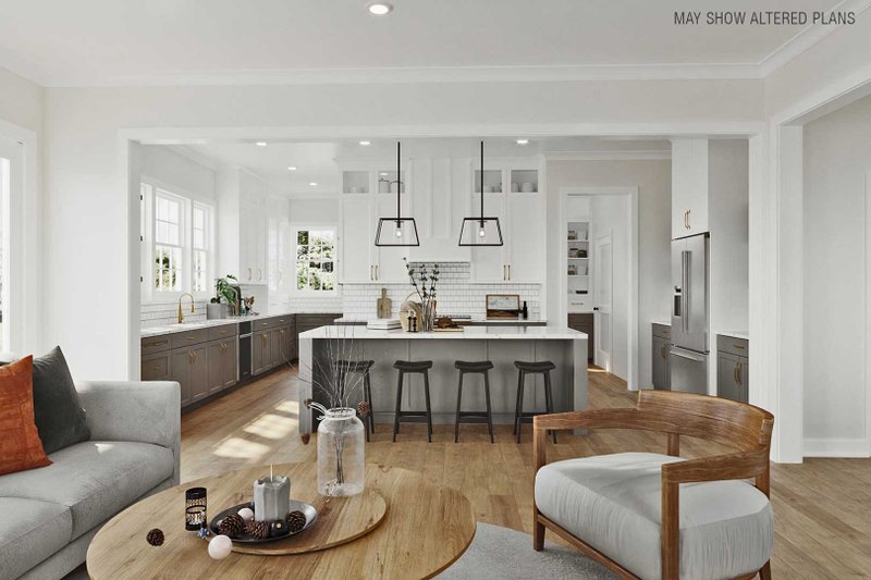 House Plan Design - Interior - Kitchen 1 for Tudor House Plan #461-97 - 4 bed, 3 bath