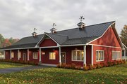 Barndominium Style House Plan - 3 Beds 2.5 Baths 1980 Sq/Ft Plan #1084-13 Exterior 