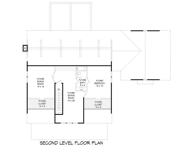 Country Floor Plan - Upper Floor Plan #932-707