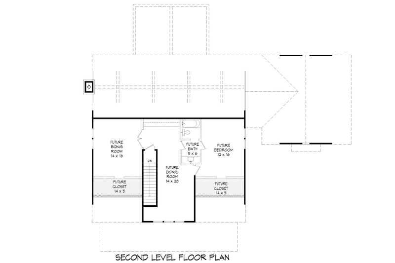 House Plan Design - Floor Plan - Upper Floor for Country House Plan #932-707 - 3 bed, 2 bath