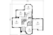 European Style House Plan - 4 Beds 2.5 Baths 4014 Sq/Ft Plan #25-236 