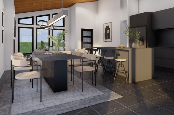 Interior - Kitchen 1 for Farmhouse House Plan #923-442 - 3 bed, 2 bath