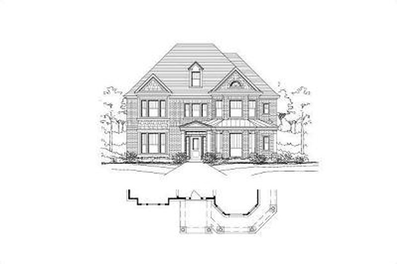 Colonial Style House Plan - 4 Beds 3.5 Baths 3617 Sq/Ft Plan #411-285