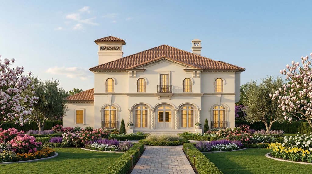 Exterior - Front Elevation 5 for Colonial House Plan #119-478 - 4 bed, 3 bath