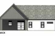 Farmhouse Style House Plan - 3 Beds 2 Baths 1710 Sq/Ft Plan #1096-188 Exterior 
