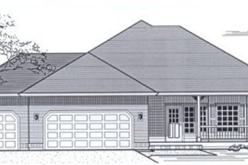 Traditional Style House Plan - 4 Beds 2 Baths 1747 Sq/Ft Plan #53-167