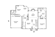 Traditional Style House Plan - 4 Beds 3.5 Baths 3514 Sq/Ft Plan #81-315 Floor 